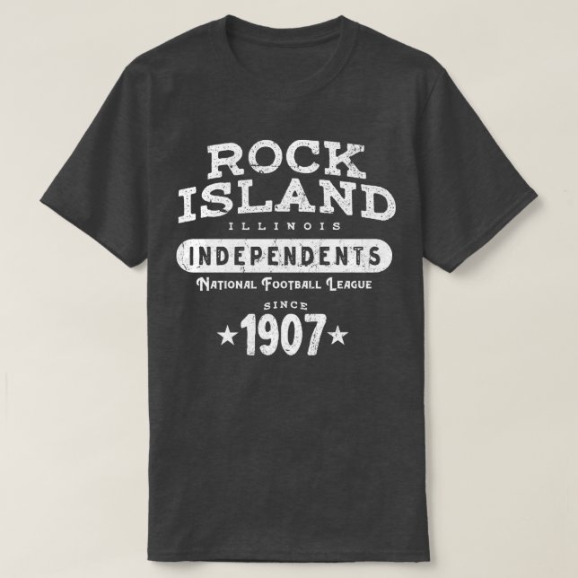 Camiseta Independentes de Rock Island (Frente do Design)