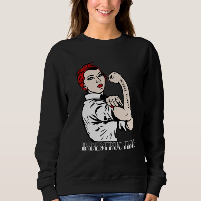 Camiseta Indestructible Social Worker Pin Up (Frente)