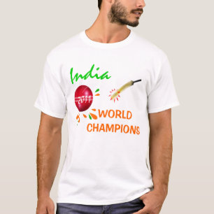 Camiseta India 2011 campeonatos do mundo do grilo ICC