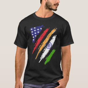 Camiseta Índia American Grown Flag USA Patriot Heritage Mon