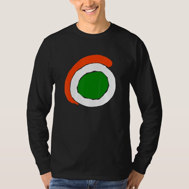 Camiseta Índia  Bandeira da Índia  Mapas da Índia (Frente)
