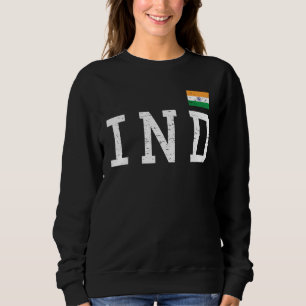 Camiseta Índia: Bandeira Em Tricolor Com Ashoka Chakra Desi