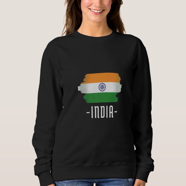 Camiseta Índia - Bandeira Índia (Frente)