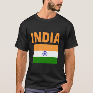 Camiseta Índia Bandeira Legal Jhanda Bhaarat Indian Flags G