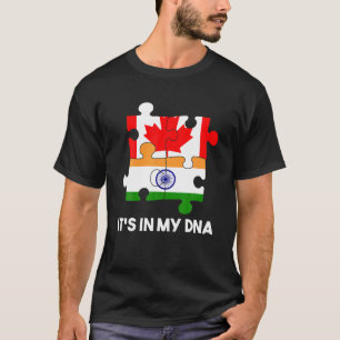 Camiseta Índia Bandeira Orgulhosa Dia Hindi Sikh Canadá Pu 