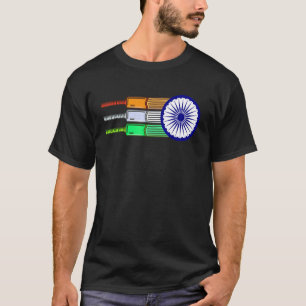 Camiseta Índia: Bandeiras de Cricketbats
