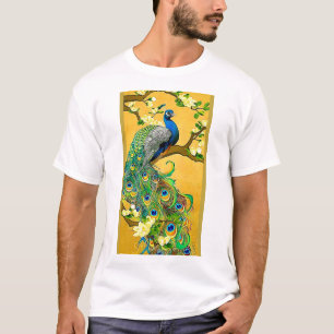Camiseta Índia Blue Peacock