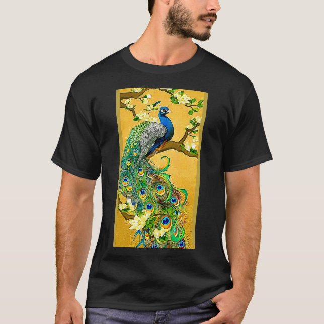 Camiseta Índia Blue Peacock (Frente)