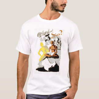 Camiseta India Buddha Gandhi WPA 1941