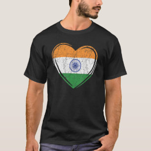 Camiseta Índia Dia da Índia Hindustani Indiano Bandeira 2
