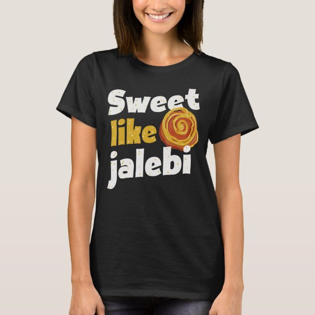 Camiseta Índia Doce como Jalebi (Frente)