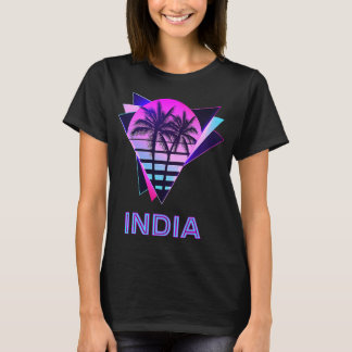 Camiseta Índia Orgulho da Índia na Árvore de Palma dos anos