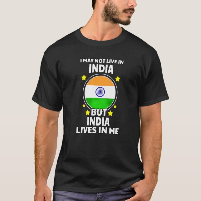 Camiseta Índia Orud Bandeira Dia Hindi País Ashok Chakra Hi (Frente)