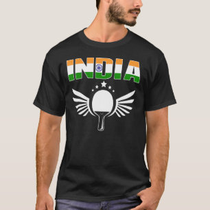 Camiseta Índia Ping Pong - Orgulho da Mesa de apoio à Tênis