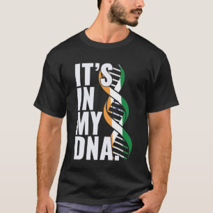 Camiseta Índia Raízes Bandeira Impressão Digital Gráfica Pa