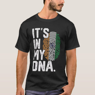Camiseta Índia Raízes Bandeira Impressão Digital Gráfica Pa