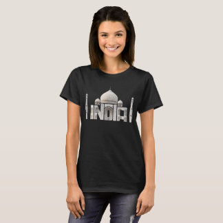 Camiseta Índia recordação Taj divertida Mahal mármore