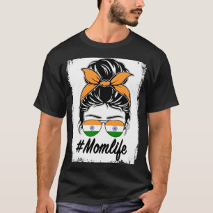 Camiseta Índia Sinalizador Índia Mãe Mensageira Mãe Mãe Mãe