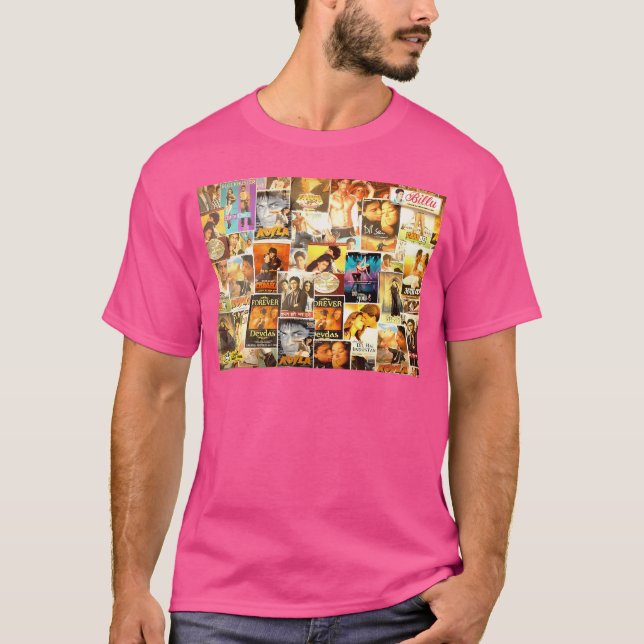 Camiseta Indian Bollywood Super Star Shahrukh Khan Com Sup (Frente)