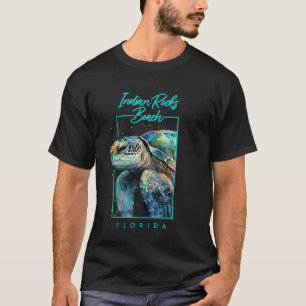 Camiseta Indian Rocks Beach Florida Watercolor Sea Turtle P