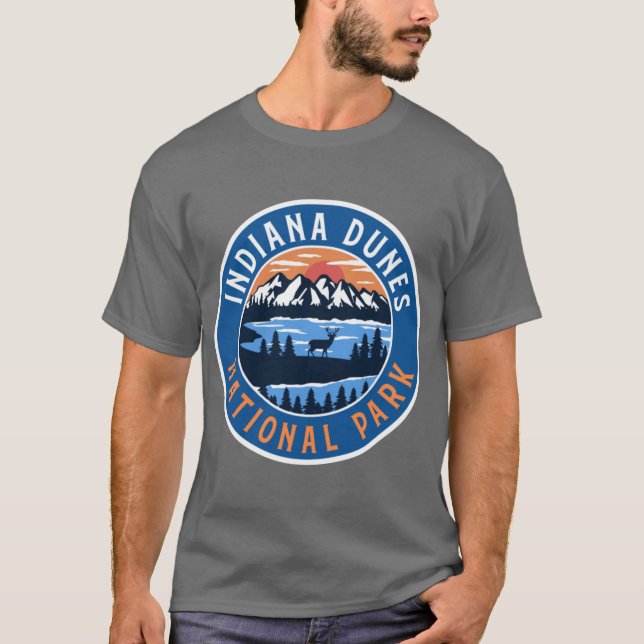 Camiseta Indiana Dunes National Park Oversized 10 (Frente)
