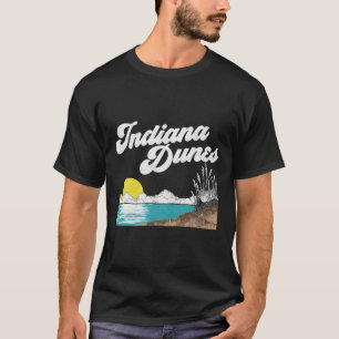 Camiseta Indiana Dunes National Park Retro Vintage Anos 80