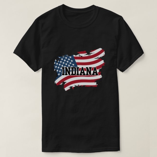 Camiseta Indiana EUA (Frente do Design)