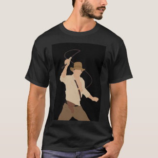 Camiseta Indiana Jones Illustração Fotográfica Impressão.pn