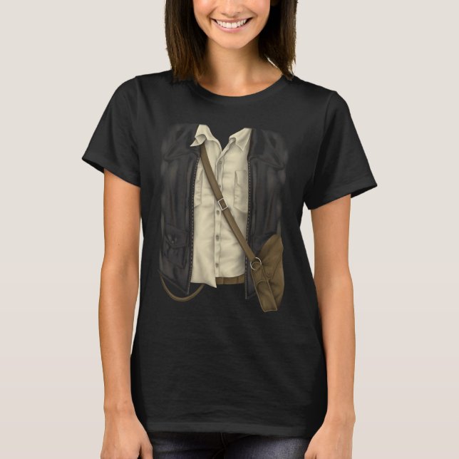 Camiseta Indiana Jones Raiders Da Arca Perdida Halloween (Frente)
