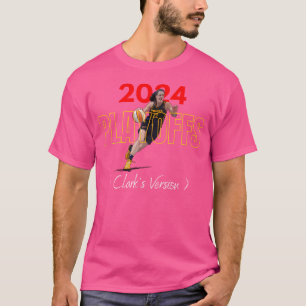 Camiseta Indiana Playoffs Versão De Caitlin Clark Basketbal
