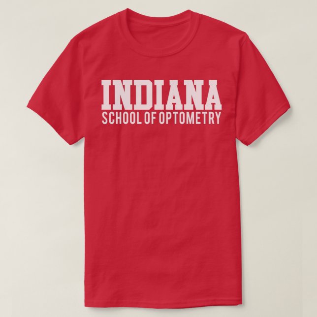 Camiseta Indiana School of Optometry 2 (Frente do Design)
