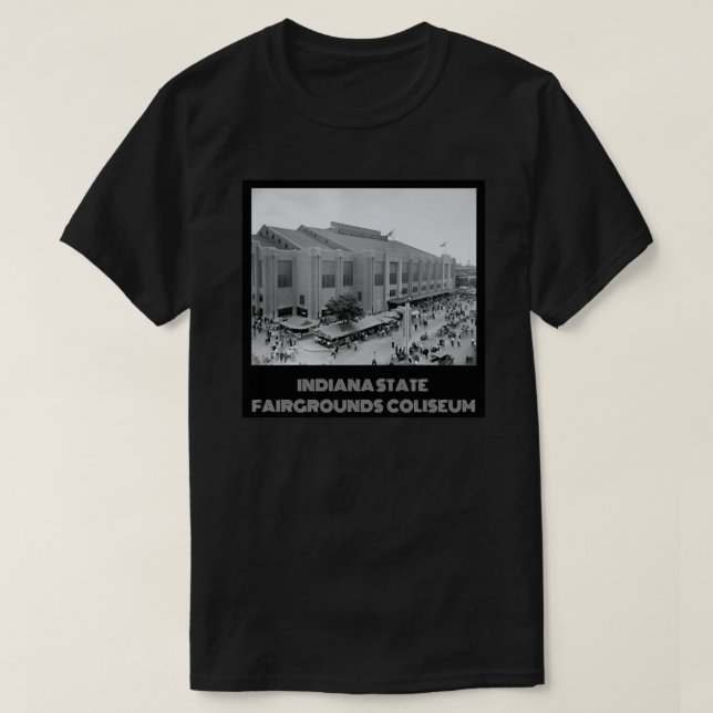 Camiseta Indiana State Fair Coliseum - Azul (Frente do Design)