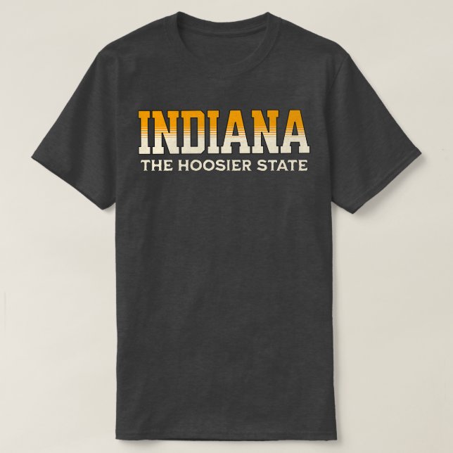 Camiseta Indiana The Hoosier State 2 (Frente do Design)