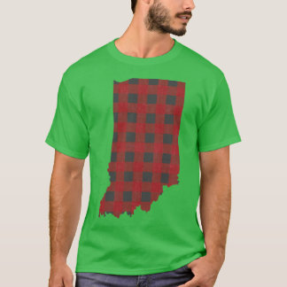Camiseta Indiana Xadrez Vermelho Oversized