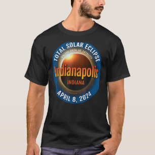 Camiseta Indianápolis Indiana EM Eclipse Solar Total 2024 3