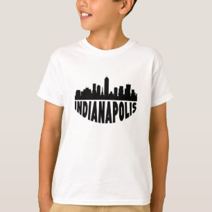 Camiseta Indianapolis na skyline da arquitectura da cidade