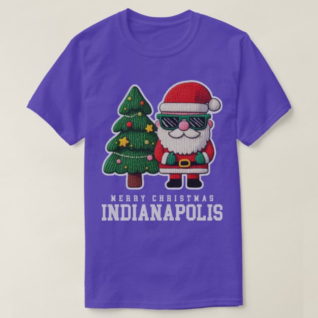 Camiseta Indianapolis Xmas (Frente do Design)