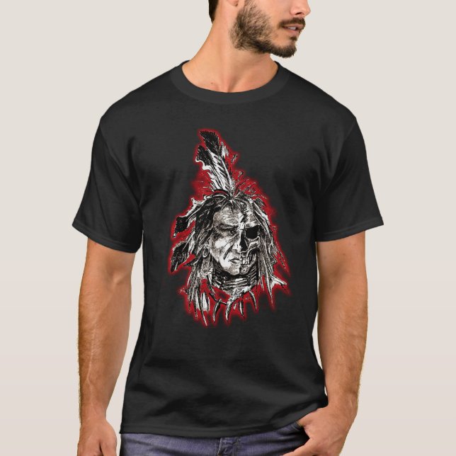 Camiseta indianerskull (Frente)