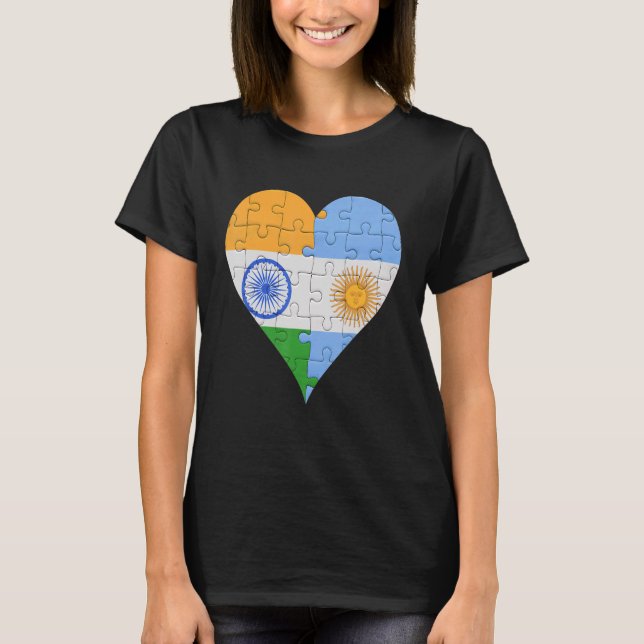 Camiseta Indiano Flag Heart (Frente)