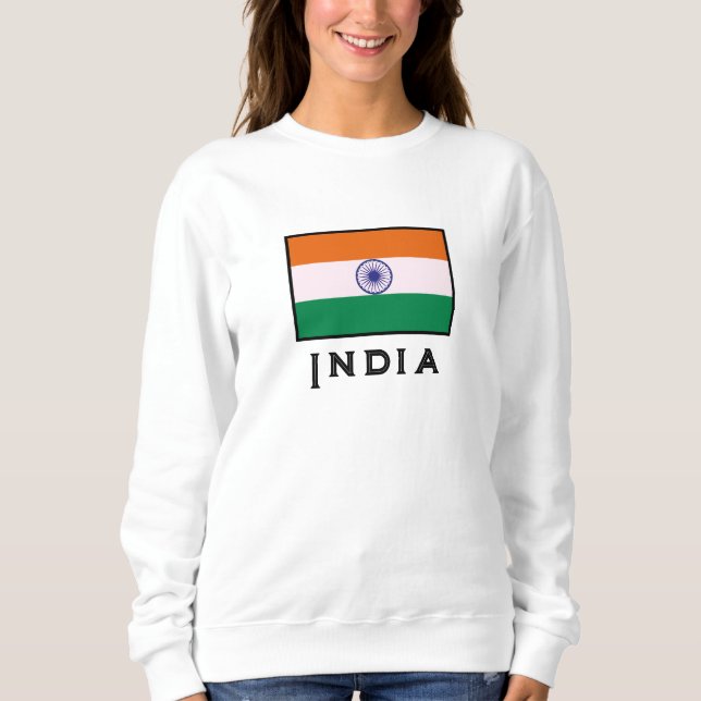 Camiseta Indiano Tricolor Tiranga Flag (Frente)
