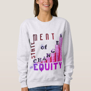 Camiseta "Indicação das mudanças na equidade "