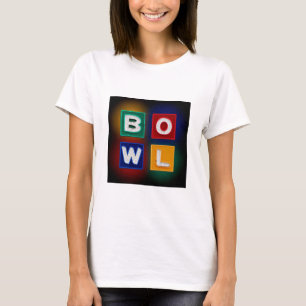 Camiseta Indicador B O W L Neon, Boliche