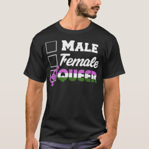 Camiseta Indicador de Orgulho LGBTQ da Lista de Verificação