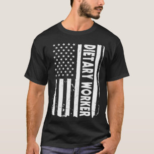 Camiseta Indicador do American Dietary Worker USA