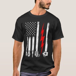 Camiseta Indicador Eletrônico EUA com Ferramentas