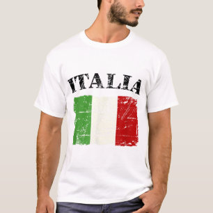 Camiseta Indicador Italiano de Inscrição em Banner