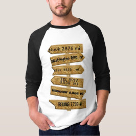 Camiseta Indicador personalizável do estilo "MASH" através