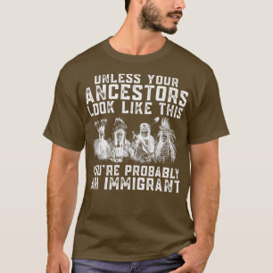 Camiseta Indígena Americana Provavelmente É Um Indígena Imi