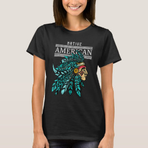Camiseta Indígenas Headdress - Colorido American he