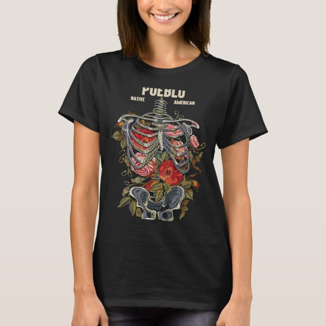 Camiseta Indígenas índio boeblo-americano BOHO Triba (Frente)